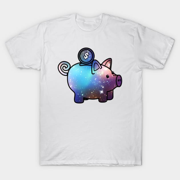 Galaxy Piggy T-Shirt by Pride Pocket